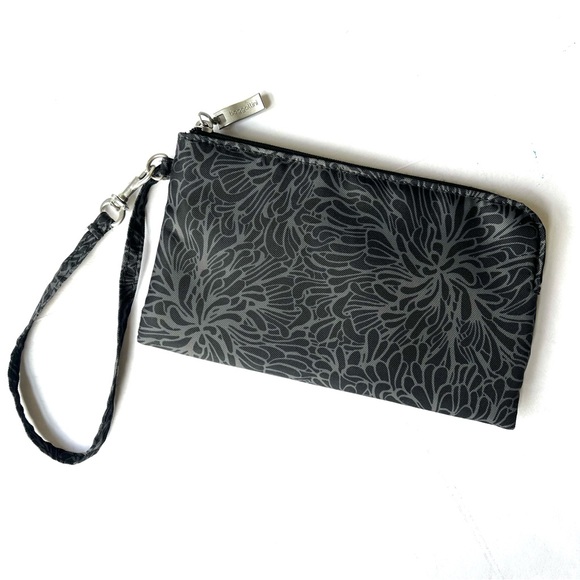 Baggallini Uptown Crossbody w/RFID Wristlet in Midnight Blossom - Picture 9 of 11